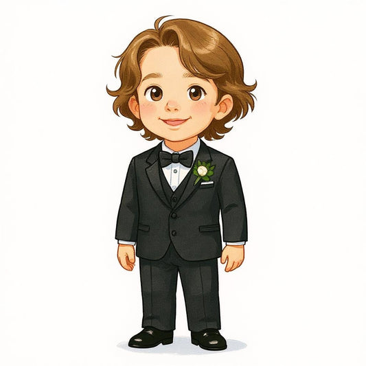 The Best Man - Custom Portrait Photo Sticker