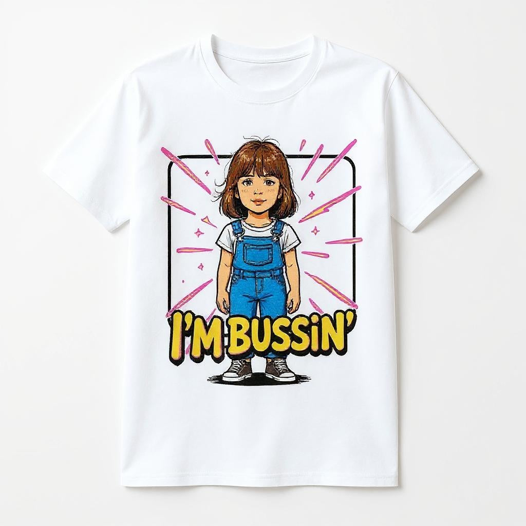 I'm Bussin'- Custom Person or Pet Photo T-shirt