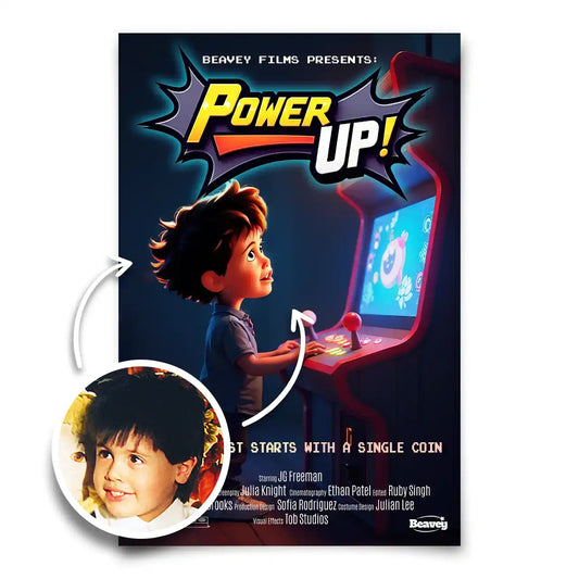 "Power Up!": Personalized Movie Poster