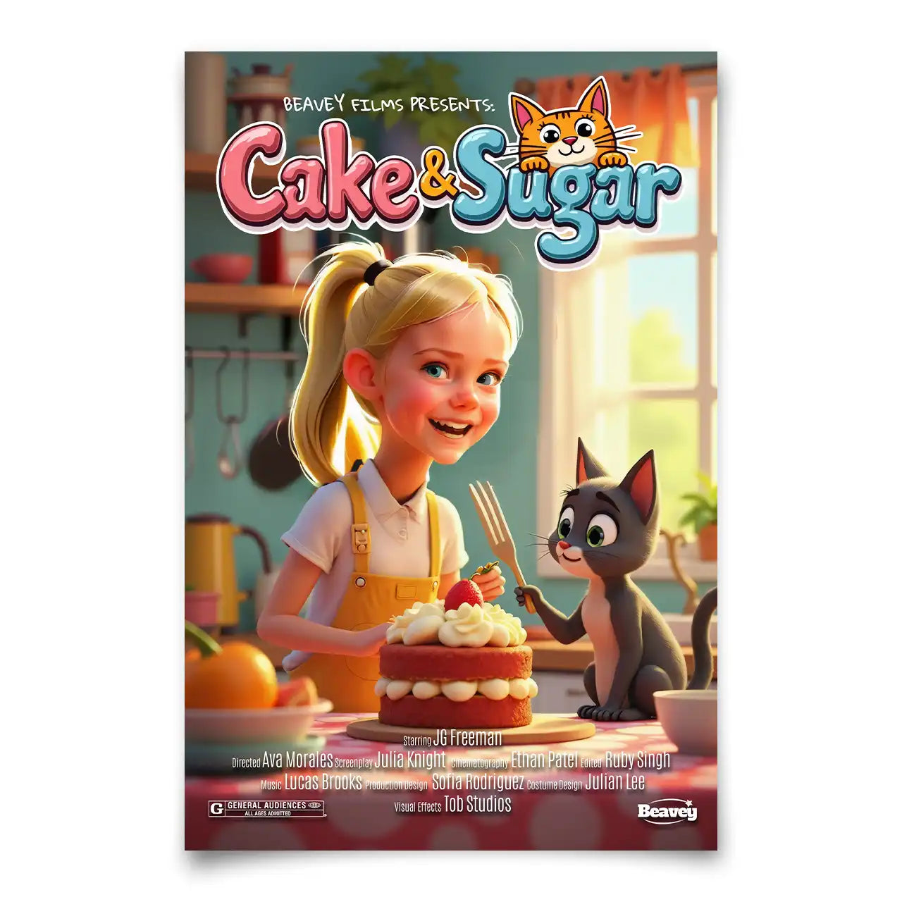 Custom Movie Poster: Cake & Sugar