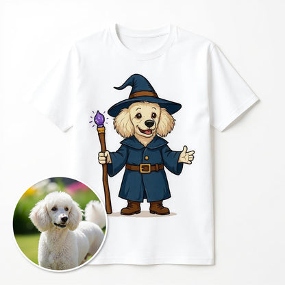The Little Wizard - Custom Pet or Person Photo T-shirt