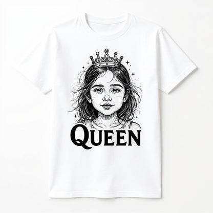 The Monochrome Queen - Custom Pet or Person Photo T-shirt