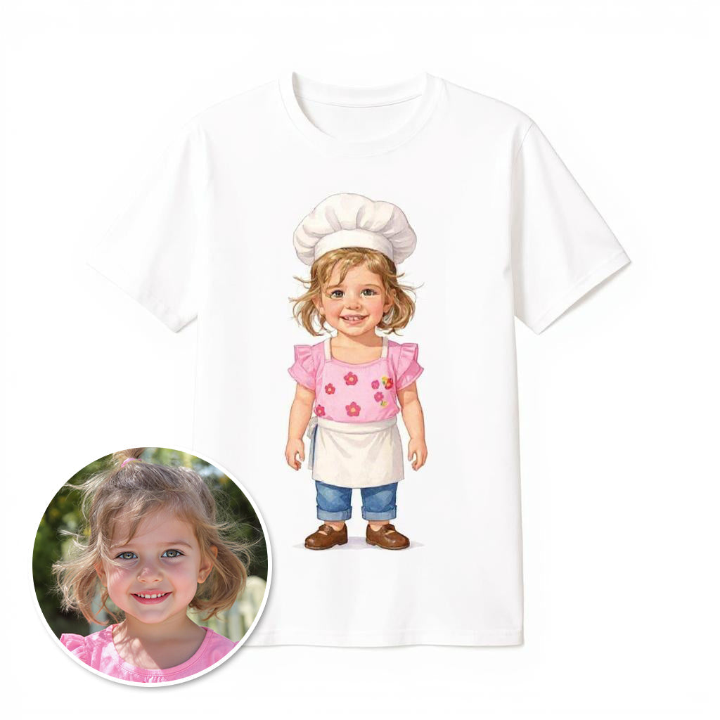 The Sous Chef - Custom Person or Pet Photo T-shirt