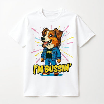 I'm Bussin'- Custom Person or Pet Photo T-shirt