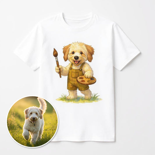 My Little Artist - Custom Photo T-shirt of Pet or Person