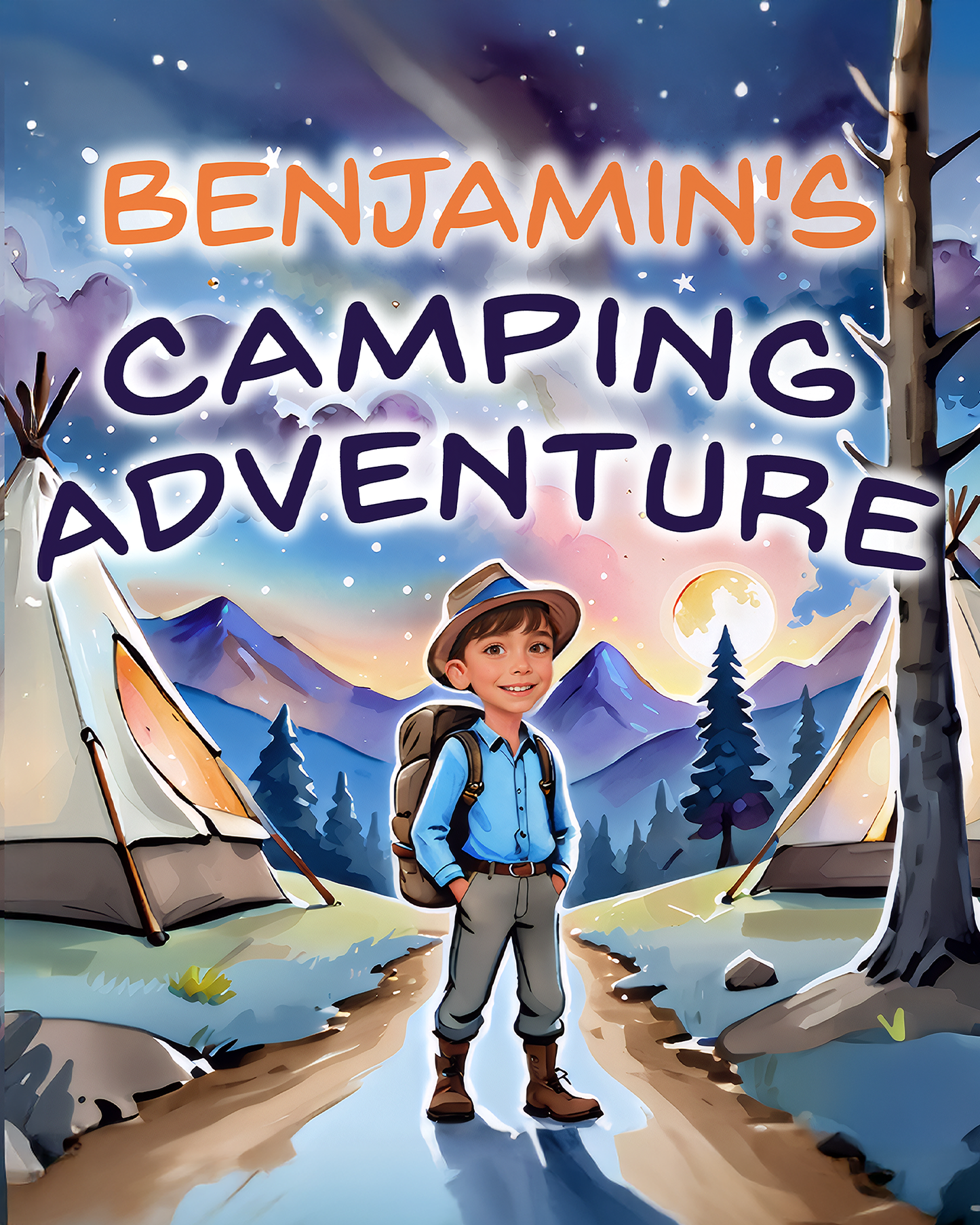 Your Camping Adventure: Personalised Companion Poster