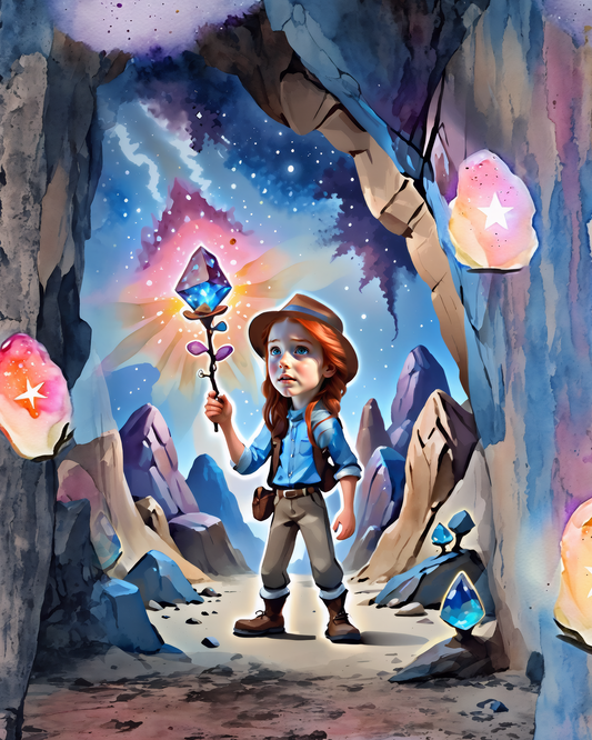 Enter the Crystal Cave: Personalised Poster