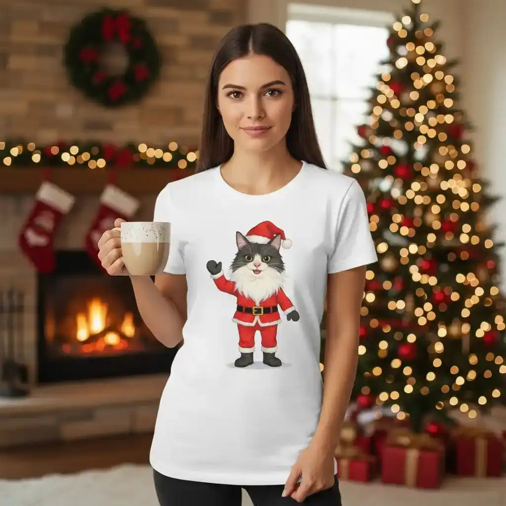 The Junior Claus - Custom Person or Pet Photo T-shirt