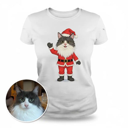 The Junior Claus - Custom Person or Pet Photo T-shirt