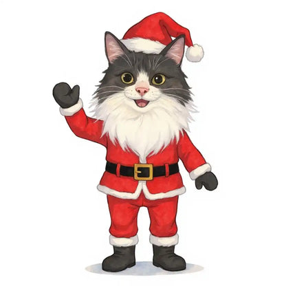 The Junior Claus - Custom Person or Pet Photo Sticker