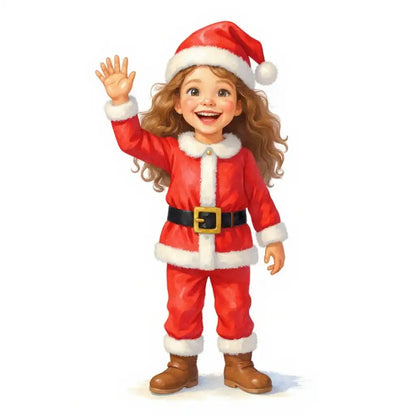 The Junior Claus - Custom Person or Pet Photo Sticker