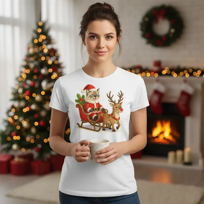 The Sleigh Commander - Custom Person or Pet Photo T-shirt