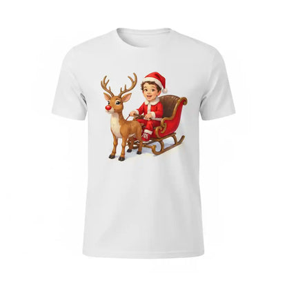 The Sleigh Commander - Custom Person or Pet Photo T-shirt