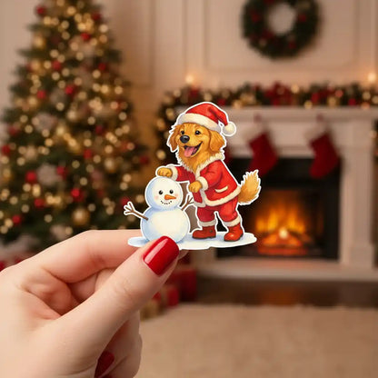The Frosty Friend - Custom Person or Pet Photo Sticker