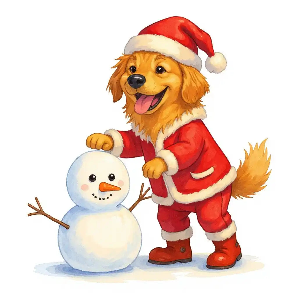 The Frosty Friend - Custom Person or Pet Photo Sticker