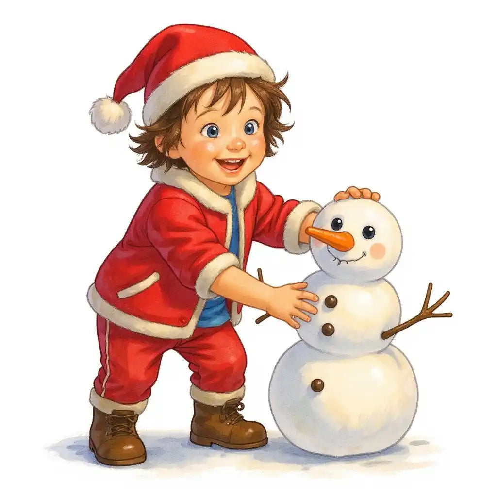 The Frosty Friend - Custom Person or Pet Photo Sticker