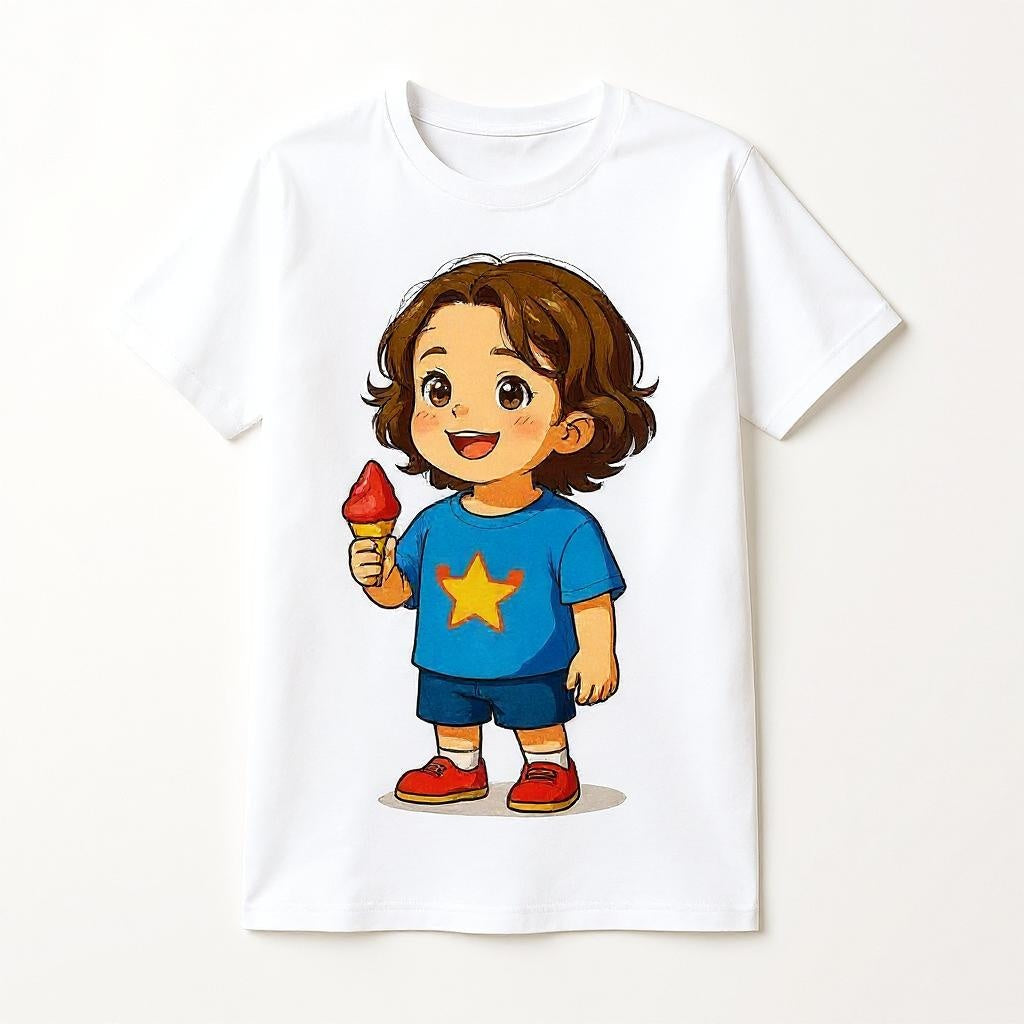 Summer Scoops - Custom Pet or Person Photo T-shirt