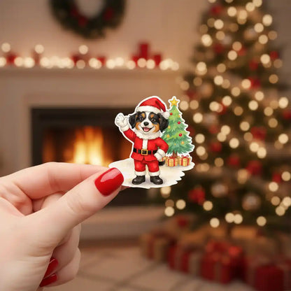 The Merry Maker - Custom Person or Pet Photo Sticker