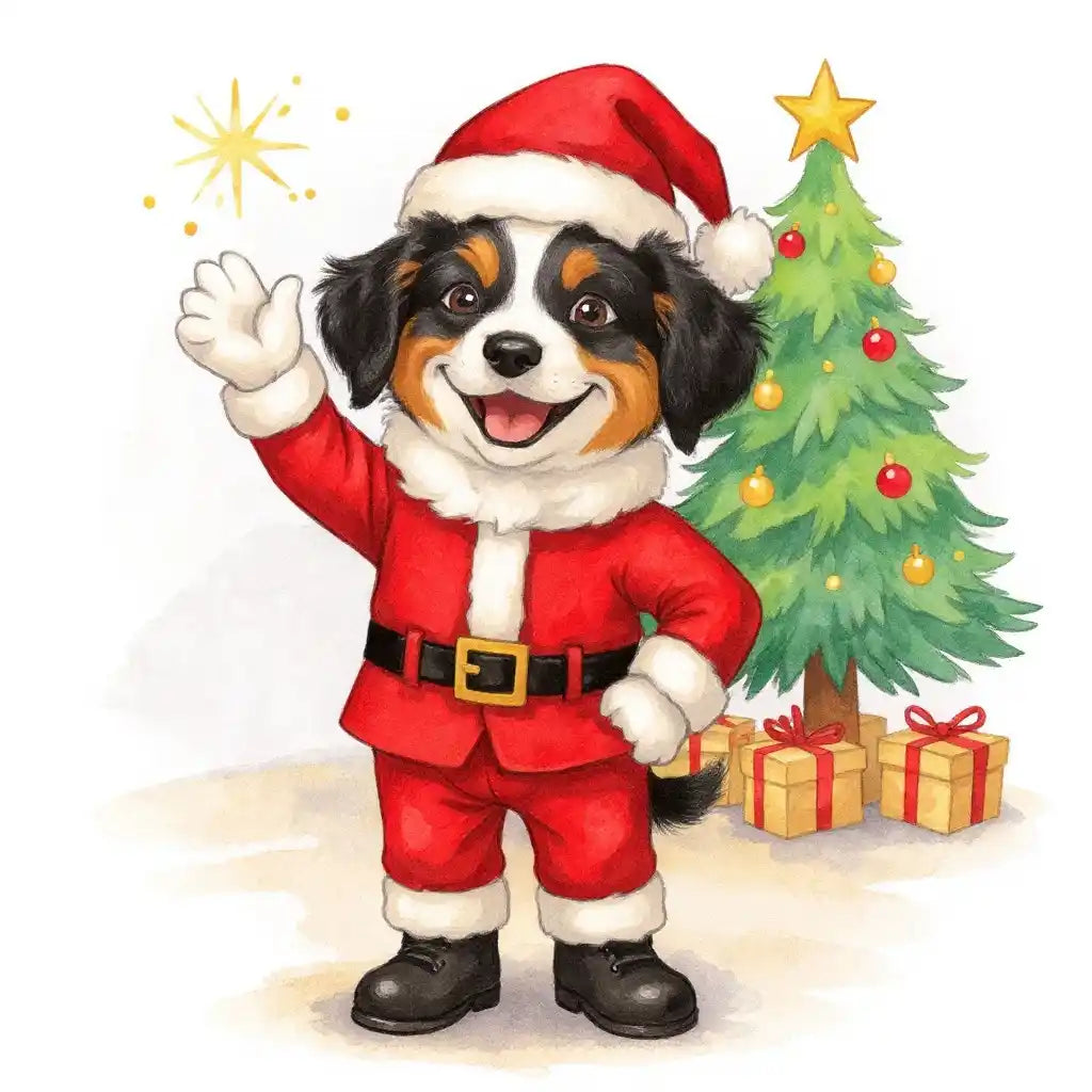 The Merry Maker - Custom Person or Pet Photo Sticker